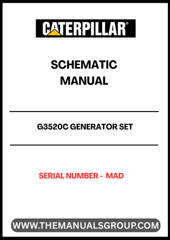 Discover the essential CAT G3520C Generator Set Schematic Manual, specifically designed for serial number MAD. This comprehensive manual provides detailed schematics that are crucial for understanding the inner workings of your generator set, ensuring optimal performance and reliability.