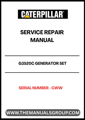 The CAT G3520C Generator Set Service Repair Manual (S/N - CWW) is an essential resource for maintaining the performance and longevity of your generator. This comprehensive manual provides detailed instructions and diagrams, ensuring that you can troubleshoot and repair your equipment with confidence.