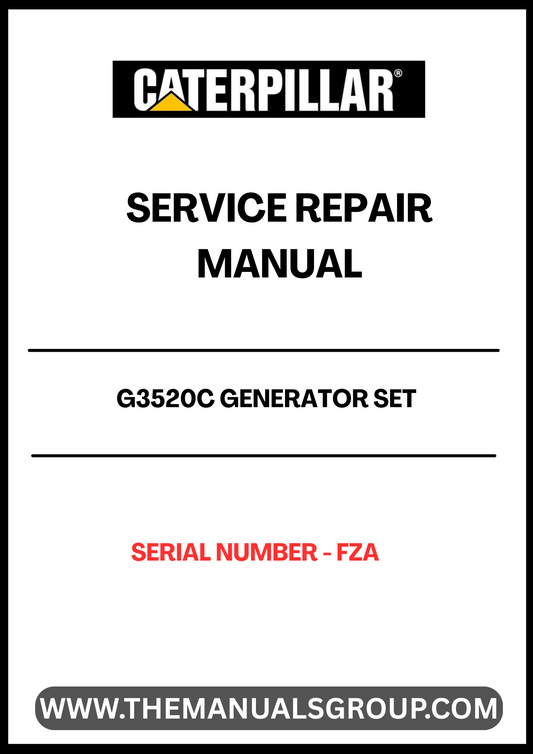 Ensure your CAT G3520C Generator Set operates at peak performance with the comprehensive Service Repair Manual, specifically designed for serial number FZA. This manual is an essential resource for technicians and operators, providing detailed instructions and insights into maintenance and repair procedures.