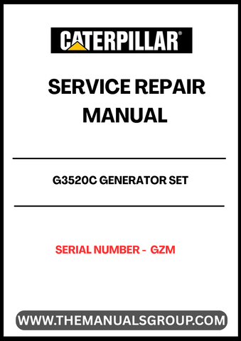 The CAT G3520C Generator Set Service Repair Manual (S/N - GZM) is an essential resource for maintaining the performance and longevity of your generator. This comprehensive guide provides detailed instructions and diagrams, ensuring that you can troubleshoot and repair your equipment with confidence.
