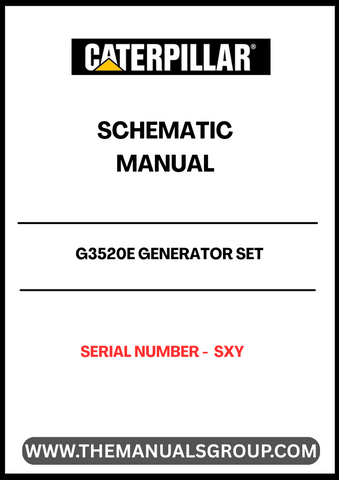 Discover the CAT G3520E Generator Set Schematic Manual, designed specifically for serial number SXY. This comprehensive manual provides detailed schematics that are essential for understanding the inner workings of your generator set, ensuring optimal performance and maintenance.