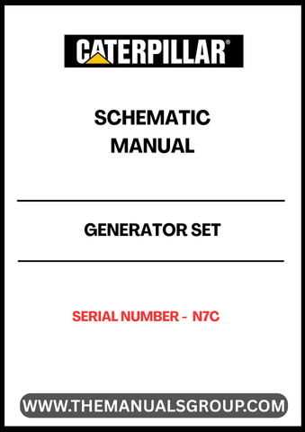 Discover the essential CAT Generator Set Schematic Manual, specifically designed for models with serial number N7C. This comprehensive guide provides detailed schematics that are crucial for understanding the inner workings of your generator set, ensuring optimal performance and maintenance.