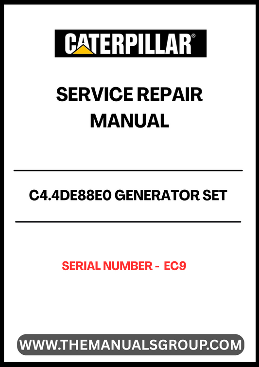 
Enhance the performance and longevity of your CAT C4.4DE65E3 generator set with our comprehensive Parts Catalog Manual, specifically designed for serial number GT8. This manual serves as an essential resource for identifying and sourcing the right components, ensuring your generator operates at peak efficiency.