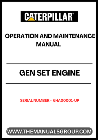 Ensure optimal performance and longevity of your CAT generator set with the comprehensive Operation and Maintenance Manual, specifically designed for serial numbers 6HA00001 and above. This essential guide provides detailed instructions on operating procedures, maintenance schedules, and troubleshooting tips, empowering you to keep your equipment running smoothly.