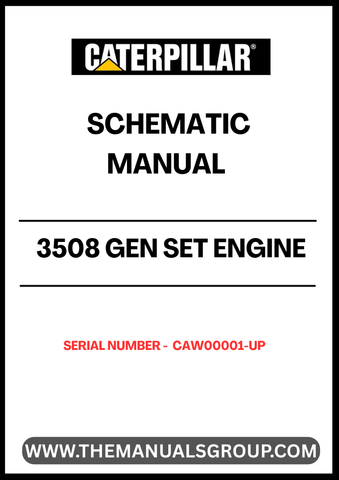 Unlock the full potential of your CAT 3508 Gen Set Engine with our comprehensive Schematic Manual, specifically designed for serial numbers CAW00001 and up. This manual serves as an essential resource for technicians and engineers, providing detailed schematics that simplify troubleshooting and maintenance tasks.