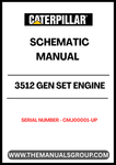 Discover the essential CAT 3512 Gen Set Engine Schematic Manual, designed specifically for serial numbers CMJ00001 and up. This comprehensive manual provides detailed schematics that are crucial for understanding the intricate workings of your engine, ensuring optimal performance and maintenance.