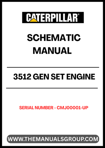 Discover the essential CAT 3512 Gen Set Engine Schematic Manual, designed specifically for serial numbers CMJ00001 and up. This comprehensive manual provides detailed schematics that are crucial for understanding the intricate workings of your engine, ensuring optimal performance and maintenance.