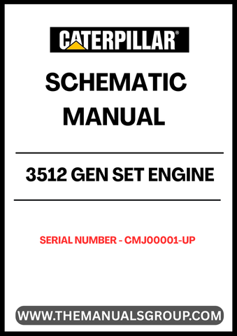 Discover the CAT 3512 Gen Set Engine Schematic Manual, designed specifically for serial numbers CMJ00001 and up. This comprehensive manual provides detailed schematics that are essential for understanding the intricate workings of your engine, ensuring optimal performance and maintenance.