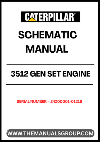 Unlock the full potential of your CAT 3512 Gen Set Engine with our comprehensive Schematic Manual, specifically designed for serial numbers 24Z00001-01316. This manual serves as an essential resource for technicians and engineers, providing detailed schematics that simplify troubleshooting and maintenance tasks.