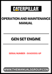  Enhance your operational efficiency with the CAT Gen Set Engine Operation and Maintenance Manual, specifically designed for serial number 5VA00001 and above. This comprehensive guide provides essential insights into the optimal functioning of your generator set, ensuring you maximize performance and reliability.