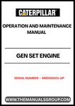 Enhance your operational efficiency with the CAT Gen Set Engine Operation and Maintenance Manual, specifically designed for serial number 4MD00001 and above. This comprehensive guide provides essential insights into the optimal functioning of your generator set, ensuring you maximize performance and reliability.