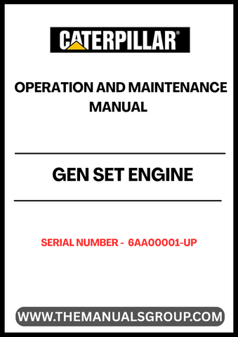 This CAT Gen Set Engine Operation and Maintenance Manual is an essential resource for anyone operating or maintaining CAT generators with serial numbers 6AA00001 and above. Designed to provide comprehensive guidance, this manual covers everything from basic operation to advanced maintenance procedures, ensuring optimal performance and longevity of your equipment.