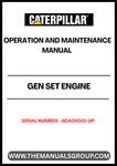  Enhance the performance and longevity of your CAT generator set with the comprehensive Engine Operation and Maintenance Manual, specifically designed for serial numbers 6DA00001 and above. This essential guide provides detailed instructions and insights into optimal operation, ensuring your equipment runs smoothly and efficiently.
