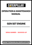  Enhance your operational efficiency with the CAT Gen Set Engine Operation & Maintenance Manual, specifically designed for serial numbers 5EA00001 and up. This comprehensive guide provides essential insights into the optimal functioning of your generator set, ensuring you maximize performance and longevity.