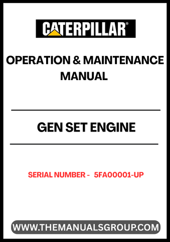 This CAT Gen Set Engine Operation & Maintenance Manual (S/N - 5FA00001-UP) is an essential resource for anyone operating or maintaining CAT generator sets. Designed to provide comprehensive guidance, this manual covers everything from basic operation to advanced maintenance procedures, ensuring optimal performance and longevity of your equipment.