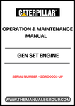 Ensure optimal performance and longevity of your CAT generator set with the comprehensive Operation & Maintenance Manual, specifically designed for models with serial number 5GA00001 and above. This manual serves as an essential resource, providing detailed instructions on operation, maintenance schedules, and troubleshooting tips to keep your equipment running smoothly.