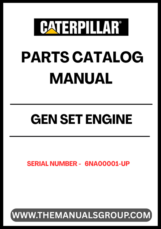 Discover the ultimate resource for maintaining and repairing your CAT Gen Set engine with the CAT Gen Set Engine Parts Catalog Manual (S/N - 6NA00001-UP). This comprehensive manual provides detailed diagrams, part numbers, and specifications, ensuring you have all the information needed to keep your engine running smoothly.