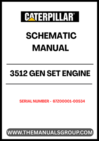 Discover the essential CAT 3512 Gen Set Engine Schematic Manual, designed specifically for serial numbers 67Z00001-00534. This comprehensive manual provides detailed schematics that are crucial for understanding the intricate workings of your engine, ensuring optimal performance and maintenance.