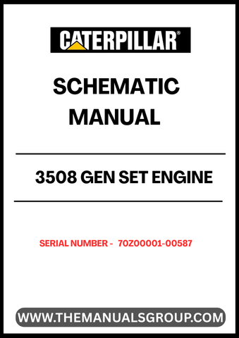 Discover the essential CAT 3508 Gen Set Engine Schematic Manual, designed specifically for serial numbers 70Z00001-00587. This comprehensive manual provides detailed schematics that are crucial for understanding the engine's layout and functionality, making it an invaluable resource for technicians and engineers alike.