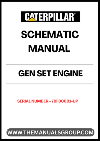 Unlock the full potential of your CAT generator set with the CAT Gen Set Engine Schematic Manual (S/N - 7BF00001-UP). This comprehensive manual provides detailed schematics and diagrams, ensuring you have the essential information at your fingertips for efficient troubleshooting and maintenance.