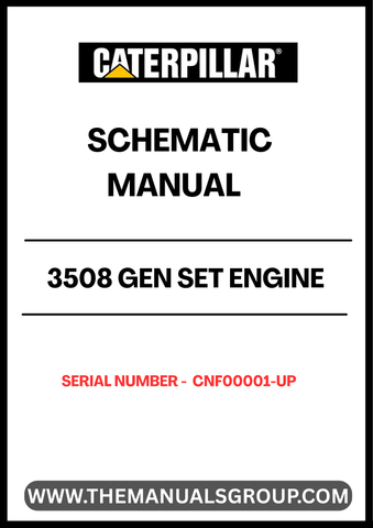 Unlock the full potential of your CAT 3508 Gen Set Engine with our comprehensive Schematic Manual, specifically designed for serial numbers CNF00001 and up. This manual serves as an essential resource for technicians and engineers, providing detailed schematics that simplify troubleshooting and maintenance tasks