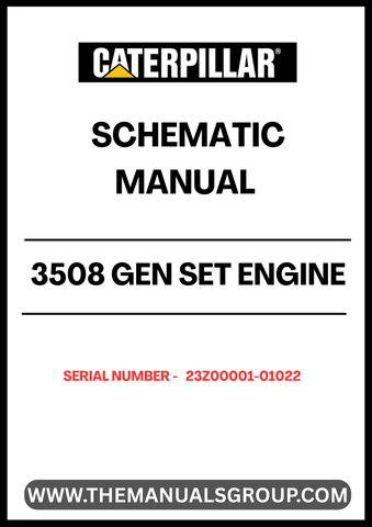 Unlock the full potential of your CAT 3508 Gen Set Engine with our comprehensive Schematic Manual, specifically designed for serial numbers 23Z00001-01022. This manual serves as an essential resource for technicians and engineers, providing detailed schematics that simplify troubleshooting and maintenance tasks.