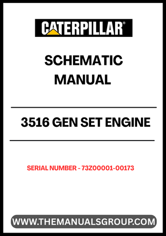  Unlock the full potential of your CAT 3516 Gen Set Engine with our comprehensive Schematic Manual, specifically designed for serial number 73Z00001-00173. This manual serves as an essential resource for technicians and engineers, providing detailed schematics that simplify troubleshooting and maintenance tasks.