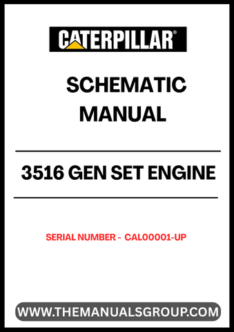 Unlock the full potential of your CAT 3516 Gen Set Engine with our comprehensive Schematic Manual, specifically designed for serial numbers CAL00001 and up. This manual serves as an essential resource for technicians and engineers, providing detailed schematics that simplify troubleshooting and maintenance tasks.