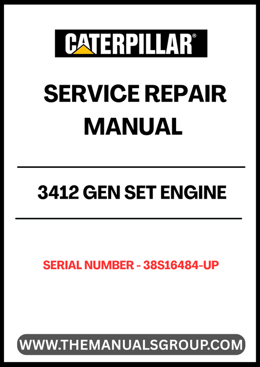  Enhance your maintenance capabilities with the CAT 3412C Gen Set Engine Service Repair Manual, specifically designed for serial numbers 38S16484 and up. This comprehensive guide provides detailed instructions and insights to ensure your engine operates at peak performance, minimizing downtime and maximizing efficiency.