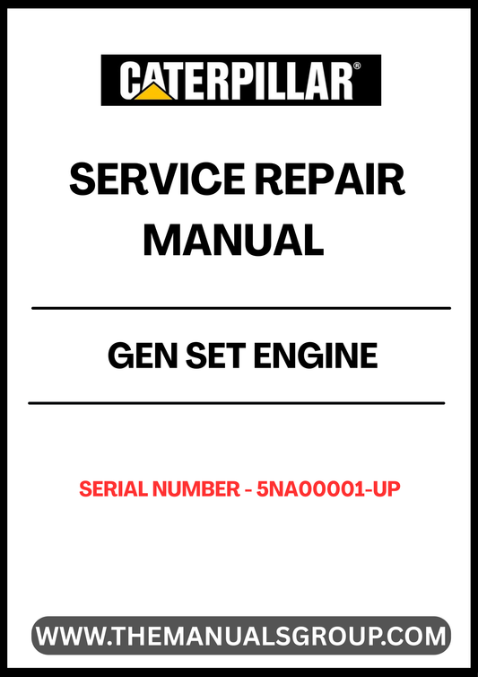 Ensure your CAT Gen Set engine operates at peak performance with our comprehensive Service Repair Manual, specifically designed for serial numbers 5NA00001 and up. This manual is an essential resource for technicians and DIY enthusiasts alike, providing detailed instructions and insights into maintenance and repair procedures.