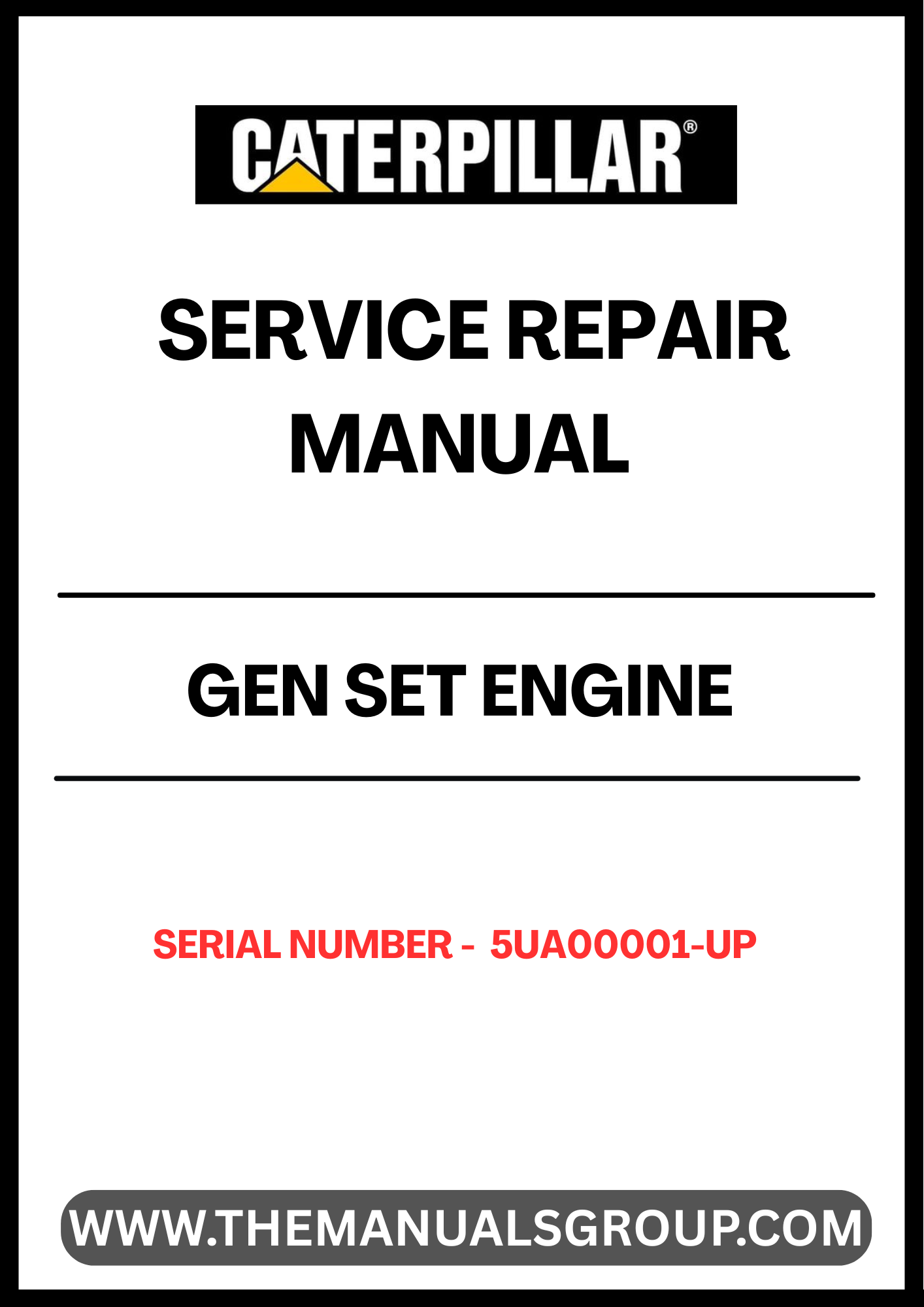 This CAT Gen Set Engine Service Repair Manual is an essential resource for anyone looking to maintain or repair their CAT generator set with serial number 5UA00001 and above. Designed for both professionals and DIY enthusiasts, this manual provides detailed instructions and diagrams to ensure you can effectively troubleshoot and resolve any issues that may arise.