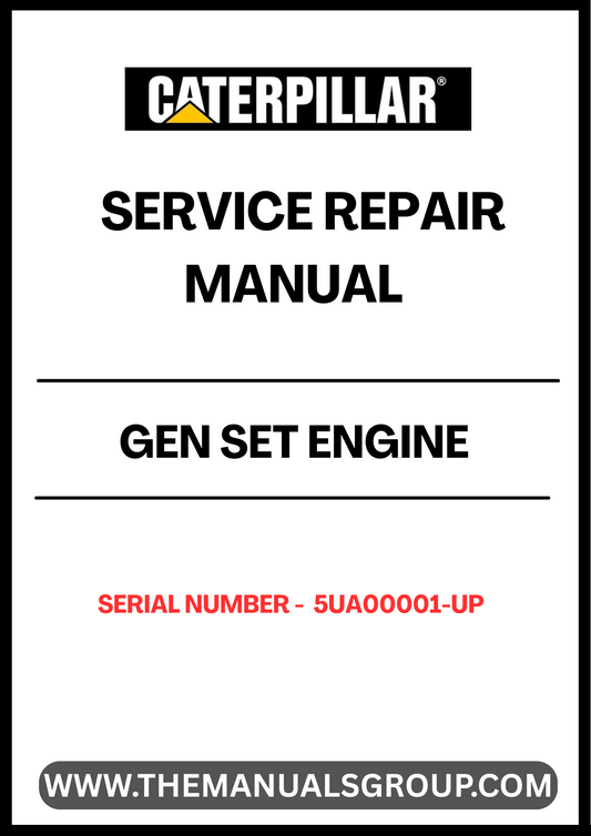 This CAT Gen Set Engine Service Repair Manual is an essential resource for anyone looking to maintain or repair their CAT generator set with serial number 5UA00001 and above. Designed for both professionals and DIY enthusiasts, this manual provides detailed instructions and diagrams to ensure you can effectively troubleshoot and resolve any issues that may arise.