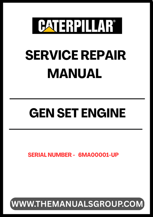 Enhance the performance and longevity of your CAT generator set with the comprehensive Engine Operation and Maintenance Manual, specifically designed for serial numbers 6MA00001 and up. This essential guide provides detailed instructions and insights to ensure optimal operation, helping you maximize efficiency and minimize downtime.
