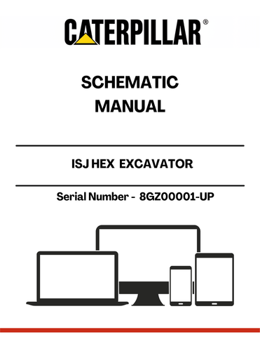 Introducing the CAT ISJ HEX Excavator Schematic Manual (S/N - 8GZ00001-UP), your essential guide for maintaining and troubleshooting your CAT excavator. This comprehensive manual provides detailed schematics that simplify complex systems, ensuring you have the right information at your fingertips for efficient repairs and maintenance.