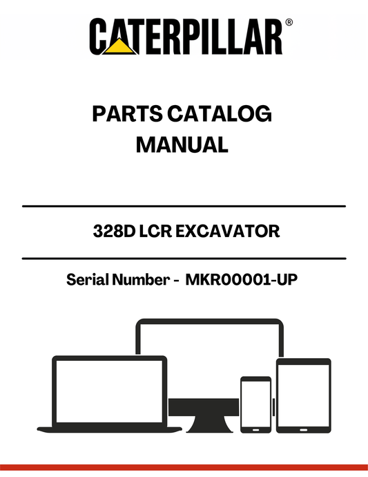Discover the essential CAT 328D LCR Excavator Parts Catalog Manual, designed specifically for serial numbers MKR00001 and up. This comprehensive manual is your go-to resource for identifying and sourcing the right parts for your excavator, ensuring optimal performance and longevity of your machinery.