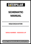 Unlock the full potential of your CAT M312 Excavator with the comprehensive Schematic Manual (S/N - 4SS00001-UP). This essential guide provides detailed schematics and diagrams, ensuring you have the precise information needed for effective maintenance and repairs.