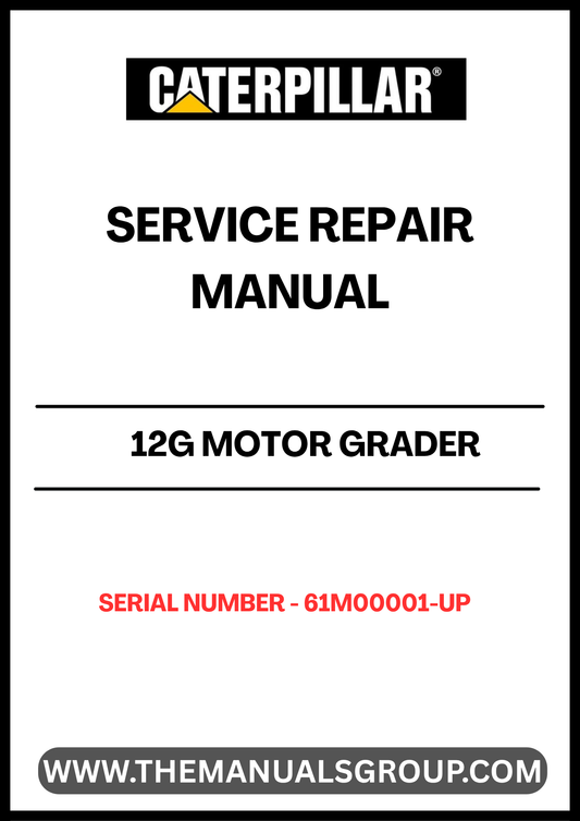 Introducing the CAT 12G Motor Grader Service Repair Manual, specifically designed for models with serial number 61M00001 and up, powered by the reliable 3306 engine. This comprehensive manual is an essential resource for technicians and operators alike, providing detailed instructions and insights to ensure optimal performance and longevity of your equipment.