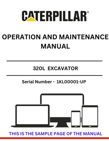 Ensure your CAT 320L Excavator operates at peak performance with the comprehensive Service Repair Manual, specifically designed for serial numbers 1KL00001 and up. This manual is an essential resource for technicians and operators alike, providing detailed instructions and diagrams to facilitate efficient repairs and maintenance.