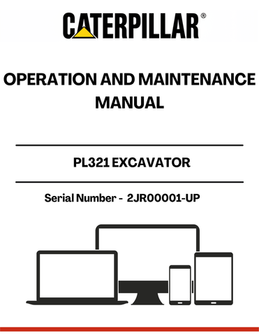 The CAT PL321 Excavator Operation and Maintenance manual is an essential resource for operators and maintenance personnel. Designed specifically for serial numbers 2JR00001 and up, this comprehensive guide provides detailed instructions on the safe and efficient operation of your excavator, ensuring optimal performance on every job site.