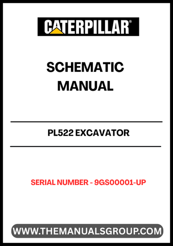 Discover the CAT PL522 Excavator Schematic Manual, designed specifically for models with serial numbers 9GS00001 and up. This comprehensive manual provides detailed schematics that are essential for understanding the intricate workings of your excavator, ensuring you have the right information at your fingertips for maintenance and repairs.