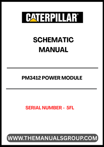Discover the CAT PM3412 Power Module Schematic Manual, specifically designed for serial number 5FL. This comprehensive manual provides detailed schematics that are essential for understanding the intricate workings of your power module, ensuring optimal performance and reliability.