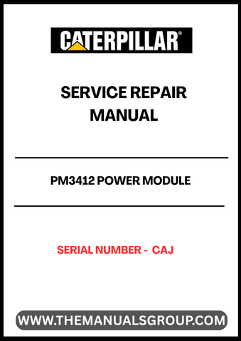  Enhance your maintenance capabilities with the CAT PM3412 Power Module Service Repair Manual, specifically designed for serial number CAJ. This comprehensive guide provides detailed instructions and insights to ensure your power module operates at peak performance, minimizing downtime and maximizing efficiency.