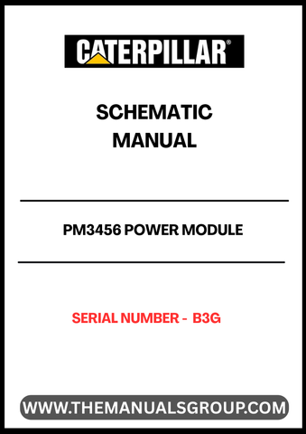 Discover the CAT PM3456 Power Module Schematic Manual, a vital resource for technicians and engineers working with CAT equipment. This manual provides detailed schematics and diagrams, ensuring you have the precise information needed for effective troubleshooting and maintenance.
