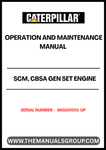Enhance your operational efficiency with the CAT SCM, CBSA Gen Set Engine Operation and Maintenance Manual (S/N - 6KG00001-UP). This comprehensive guide is designed to provide you with essential information for the effective operation and maintenance of your generator set, ensuring optimal performance and longevity.