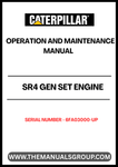  Ensure optimal performance and longevity of your CAT SR4 Gen Set Engine with the comprehensive Operation and Maintenance Manual, specifically designed for serial numbers 6FA03000 and above. This manual serves as an essential resource, providing detailed instructions and guidelines to help you operate and maintain your engine efficiently.