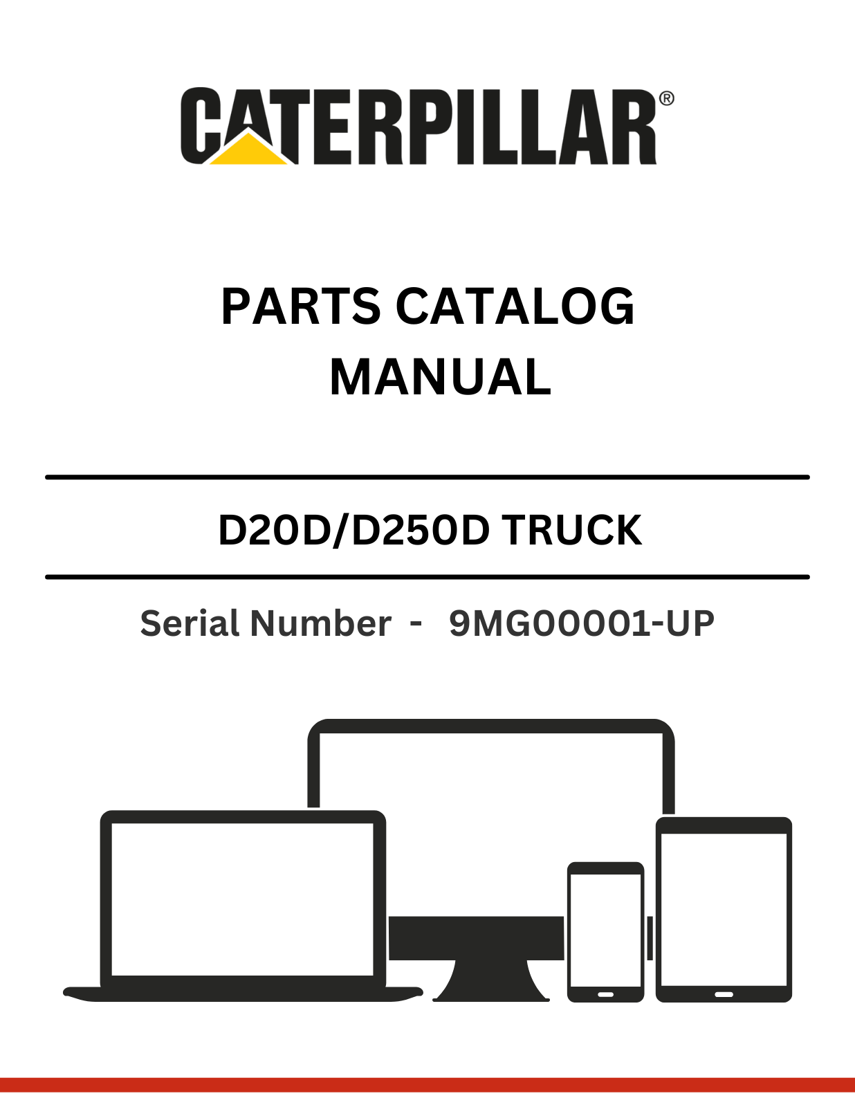 Discover the comprehensive CAT supplement for D20D/D250D trucks, featuring the 3Z-5605 modifications parts catalog manual. Ideal for SN 9MG00001-UP.