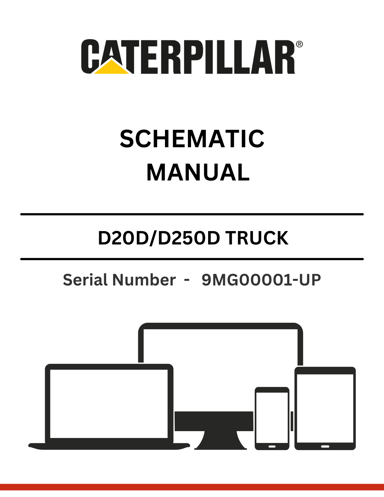  Discover essential CAT supplements for D20D/D250D trucks. Access the 3Z-5605 modifications schematic manual for serial number 9MG00001 and above.