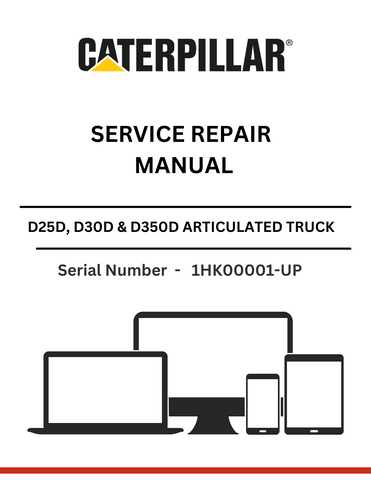  Discover comprehensive service repair manuals for CAT D25D, D30D, and D350D trucks with 3Z-5517 modifications. Ensure optimal performance and maintenance.