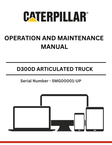  Discover the CAT supplement for D300D trucks featuring 3Z-5589 modifications. Access the operation and maintenance manual for S/N 5MG00001-UP today