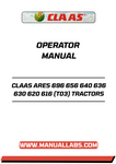 Discover the ultimate resource for your CLAAS ARES tractors with the comprehensive Operator Manual (T03) available in PDF format. This manual covers models 696, 656, 640, 636, 630, 620, and 616, providing you with essential information to maximize the performance and longevity of your equipment.